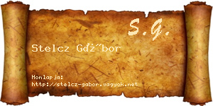 Stelcz Gábor névjegykártya
